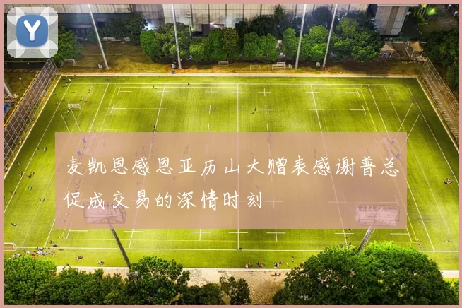 麦凯恩感恩亚历山大赠表感谢普总促成交易的深情时刻